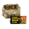 EX CORNER WATER DISH L - 19x21x6cm Bruin