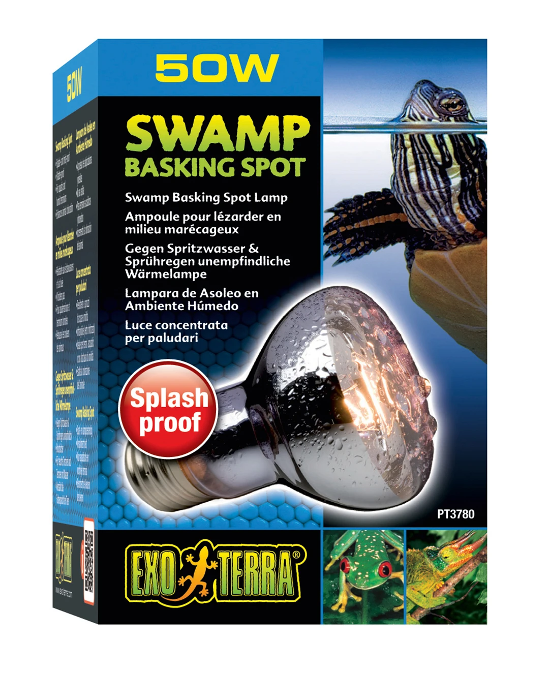 EX SWAMP BASKING SPOT SPATWATERDICHT 50W - 6,5x6,5x10cm 1 EX SWAMP BASKING SPOT SPATWATERDICHT 50W - 6,5x6,5x10cm