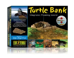 Exo Terra Turtle Bank Magnetisch Drijvend Eiland S - 17,5x13x3,5cm Bruin