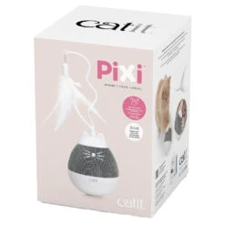 CA Pixi Spinner 9x9x23cm Wit/grijs