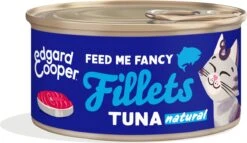 Karton : Edgard & Cooper Fillets Fresh Wild Caught Tuna 24x 70gr