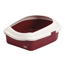 CAT TOILET SPACE 60 M - 43x56x14CM Rood