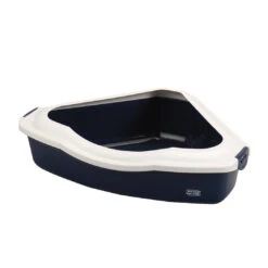 CAT TOILET SPECTRA 60/HOEK M - 38x56x14CM Donkerblauw