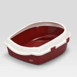 CAT TOILET SPACE 70 L - 56x70x27CM Rood