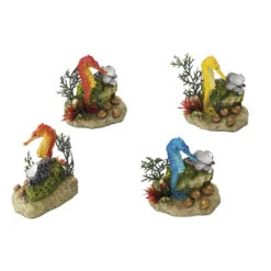 ZEEPAARD MET PLANT 12ST - 9,5x6x10CM