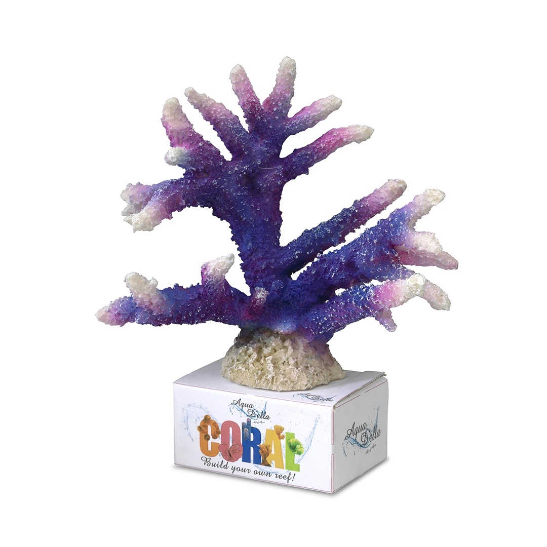 CORAL MODULE STAGHORN CORAL L - 17x16,7x13CM Paars 1 CORAL MODULE STAGHORN CORAL L - 17x16,7x13CM Paars