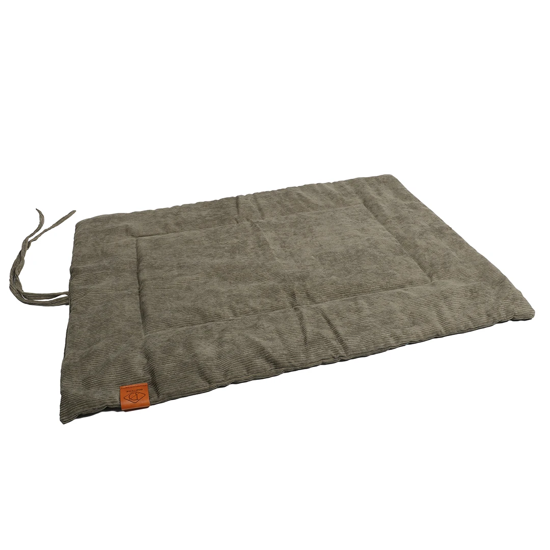 COMFY PLAID DAVY CORDUROY 100x70x1cm Groen 2 COMFY PLAID DAVY CORDUROY 100x70x1cm Groen - Afbeelding 2