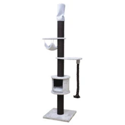 Krabpaal Chester 58x58x220-250cm Lichtgrijs