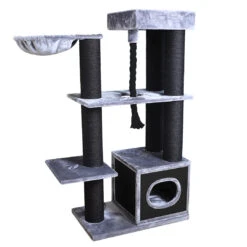 Krabpaal Leicester 80x50x159cm Donkergrijs