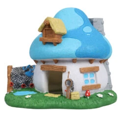 Smurfen Bos Vissershuis Action Air 13,4x9,8x11cm Meerkleurig