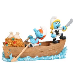 Smurfen Op Water Piraten 18,7x8,2x10,8cm Meerkleurig