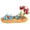 Smurfen Strand Smurfin & Babysmurf 22,4x11,7x11,3cm Meerkleurig