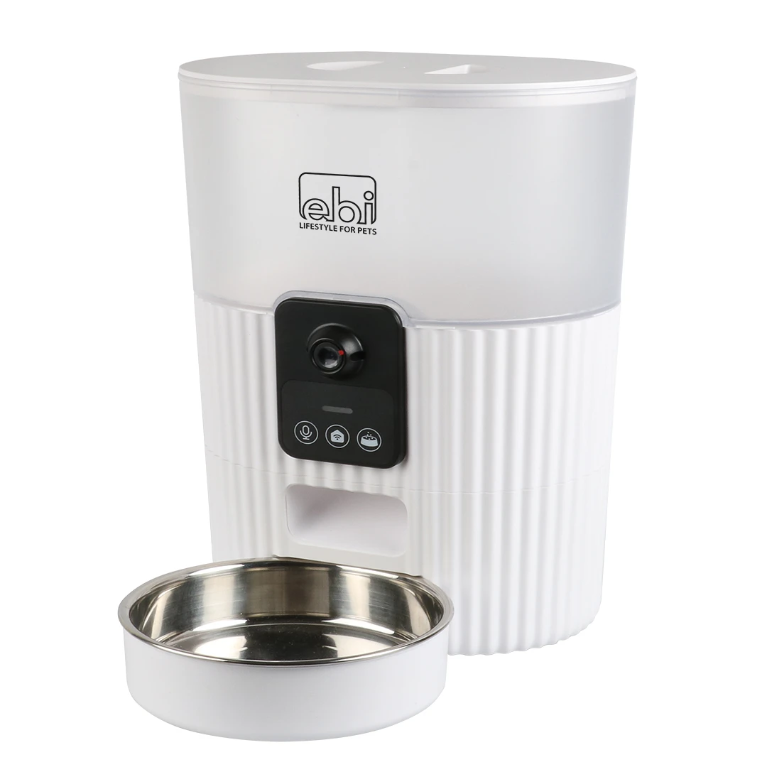 Kualo Smart Feeder Met Camera 3,5L - 21x15x28cm Wit 1 Kualo Smart Feeder Met Camera 3,5L - 21x15x28cm Wit