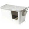 Gesloten Kattentoilet Casetta Camelia 76x45x45cm Wit