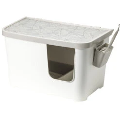 Gesloten Kattentoilet Casetta Camelia 76x45x45cm Wit