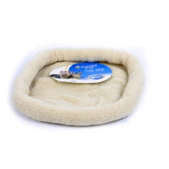 MAND OVAAL SCHAPENVACHT 61x50cm Bruin