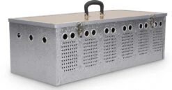 DUIVENMAND IN ALUMINIUM 2D 24x31x23cm