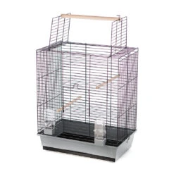 Kooi Ara Grijs/zwart 54x34x65,5cm