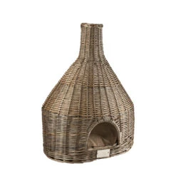 Provence Rieten Iglo & Kussen 54x37x73cm