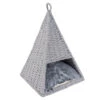 Oyster Tipi In Katoentouw 37x37x55cm Grijs
