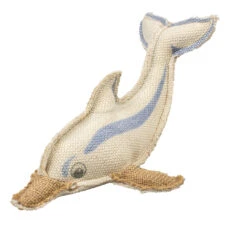 Canvas Dolfijn 29x16x10cm Meerkleurig