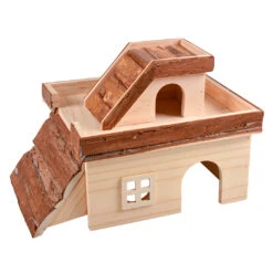 Knaagdieren Houten Hacienda 34x24x22CM