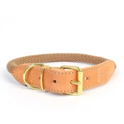 EXPLOR Forest Halsband Nylon M - 41-49cm/14mm Taupe