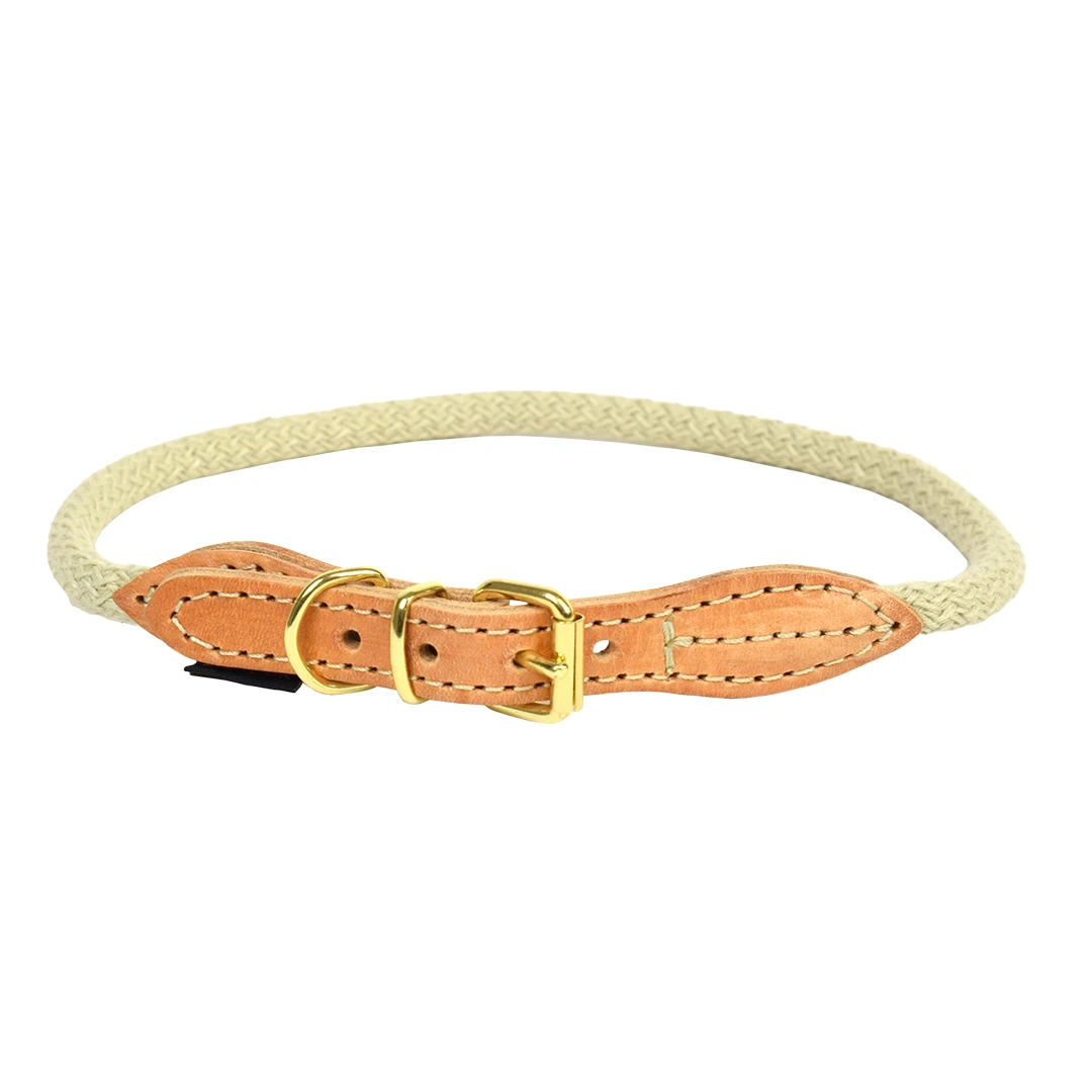 EXPLOR Forest Halsband Nylon L - 57-61cm/8mm Beige 1 EXPLOR Forest Halsband Nylon L - 57-61cm/8mm Beige