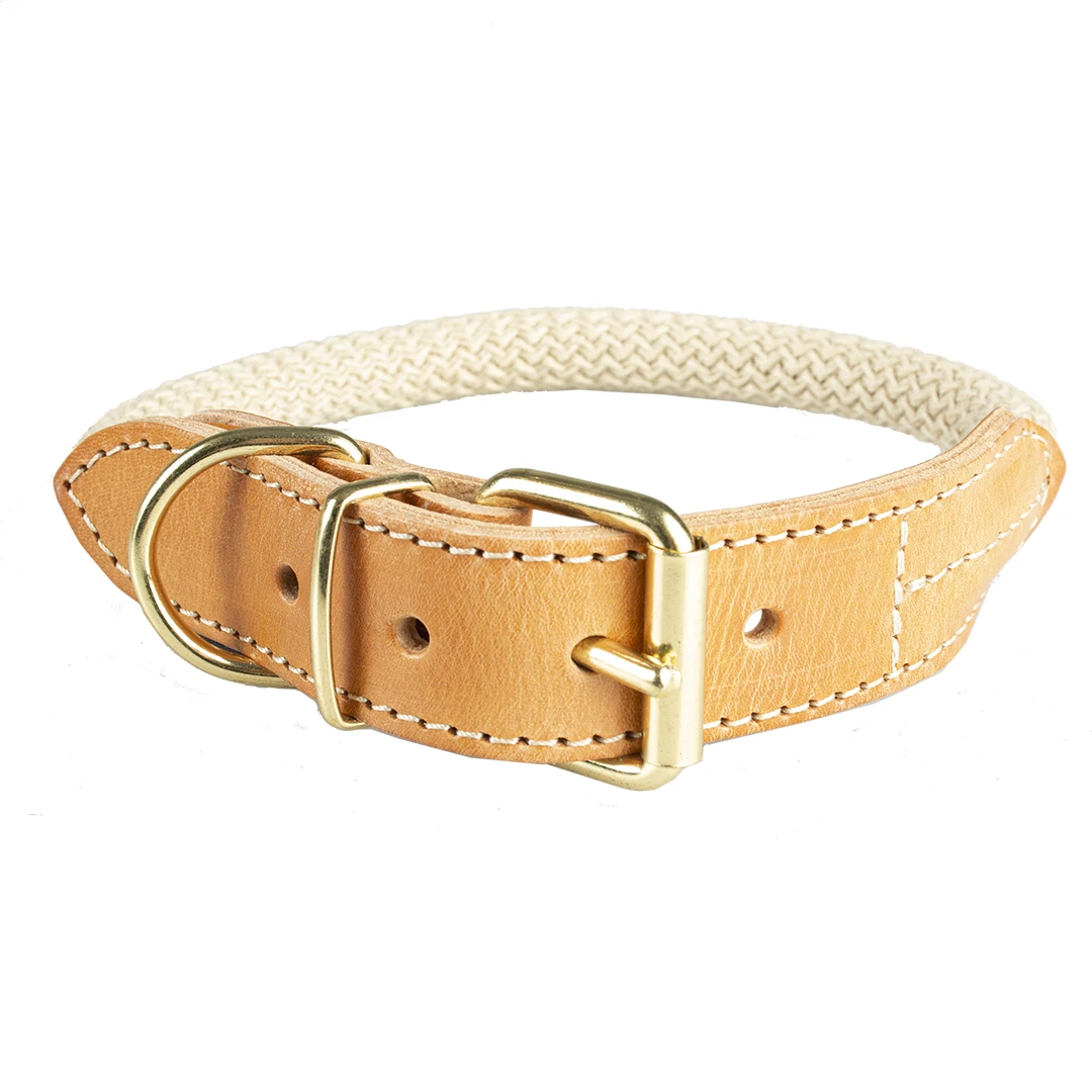 EXPLOR Forest Halsband Nylon L - 51-59cm/14mm Beige 1 EXPLOR Forest Halsband Nylon L - 51-59cm/14mm Beige