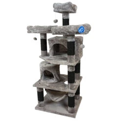 Krabpaal Cleo Antraciet 60x50x143cm