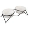 Dinner Set Stone UP Zigzag 280ml - 29x13,2x7,8cm Wit/zwart