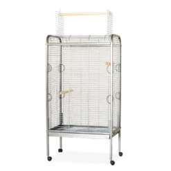 Papegaaienkooi Hamer Ricky 56x85x160cm Zilver
