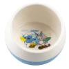 Muzieksmurf Eetkom 800ml - 15x15x10cm Wit/blauw