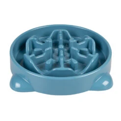 Anti-schrok Eetkom 1000ml - L -32x32x6cm Petrol