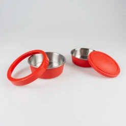 2-in-1 Reiskommen 450/620ml - Ø13/14cm Rood -Hond | Kat Winkel 5414365414702 dt2 webl1