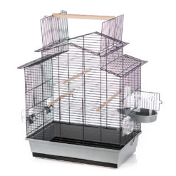 Kooi Iza 3 Grijs/zwart 58x38x65cm