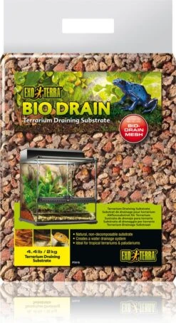 EX Bio Drain Terrarium Draining Substraat 2kg - 7,5x20x36cm