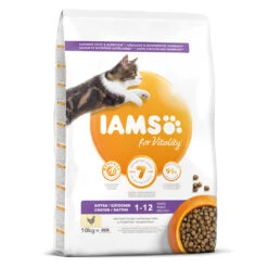 Iams For Vitality Kitten Chicken 10kg