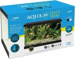Ciano AQUARIUM AQUA 20 LED 40x20x24,8cm Zwart